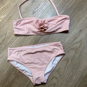 Kate Spade Girls Bikini Pink Fabric
